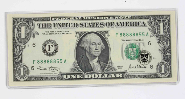 Appraisal: Federal Reserve Note Lucky Money