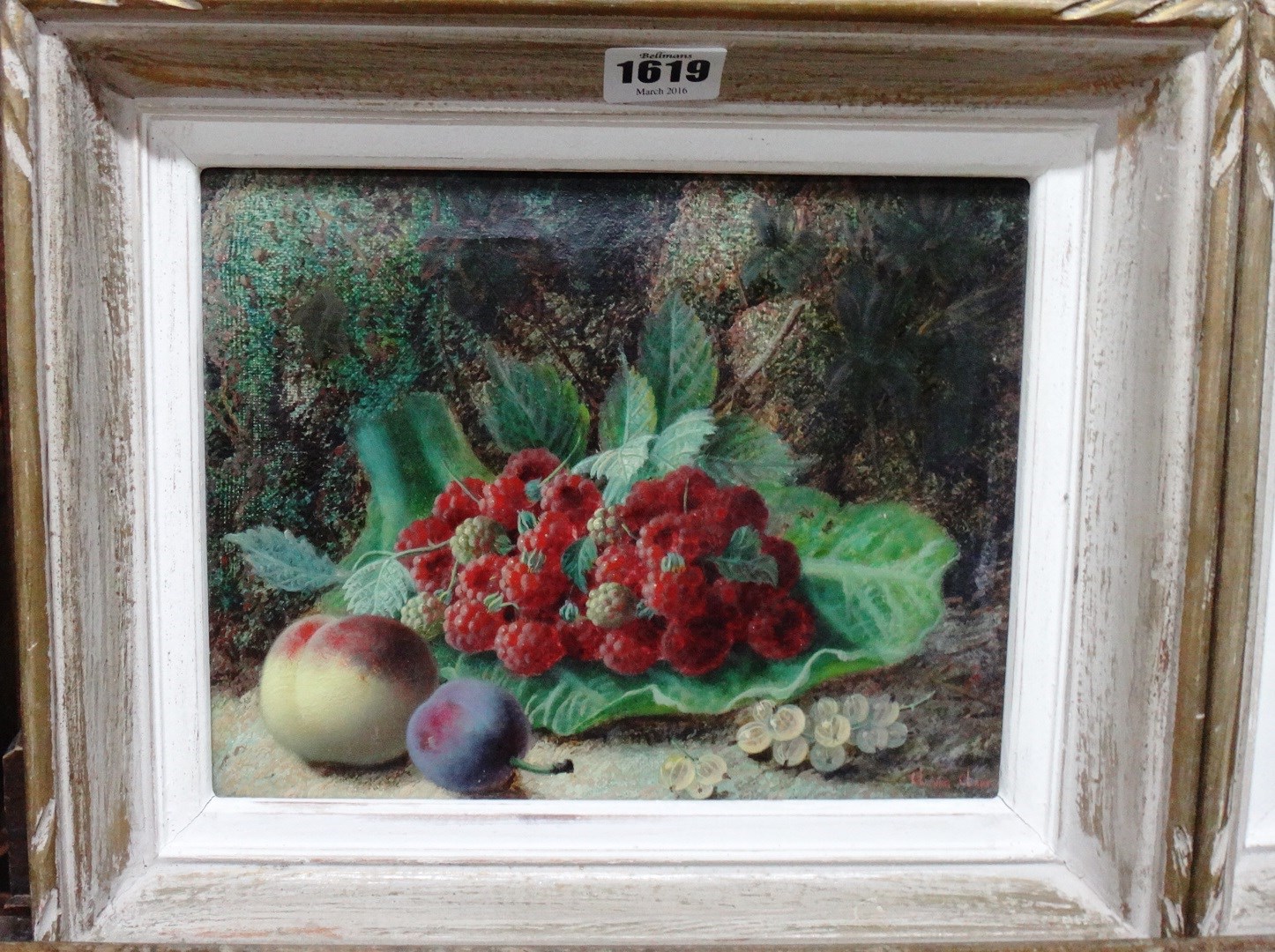 Appraisal: Oliver Clare - Still life of fruit Still life of