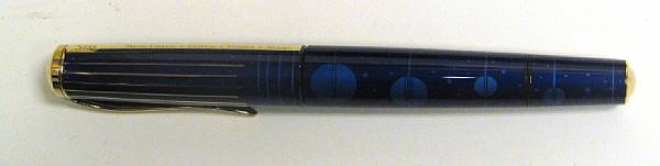 Appraisal: PELIKAN Vermeil and Blue Lacquer Caelum Limited Edition Fountain Pen