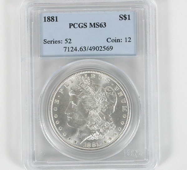 Appraisal: Morgan Dollar PCGS MS Silver Coin