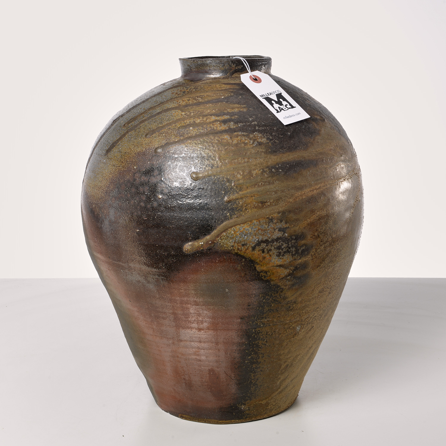 Appraisal: ROB BARNARD LARGE STUDIO POTTERY VESSEL Rob Barnard American b