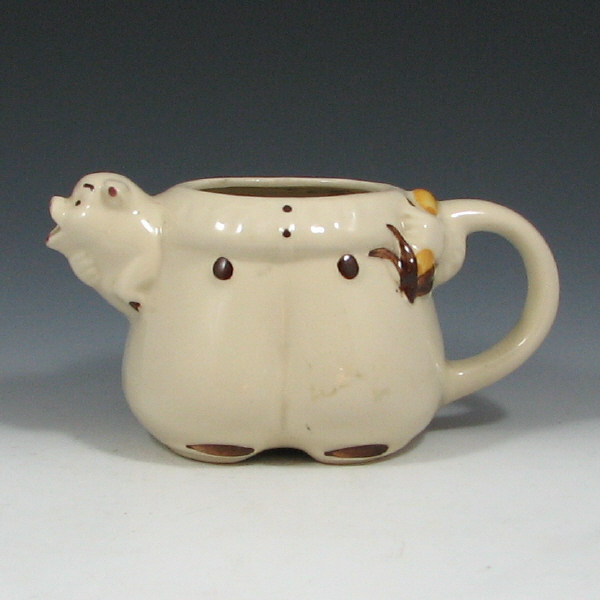 Appraisal: Shawnee Creamer w o Lid - Mint Shawnee creamer missing