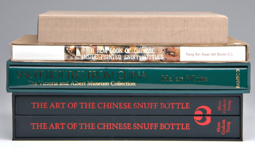 Appraisal: CHINESE SNUFF BOTTLE ART BOOKS Rivers and Mountains Far From