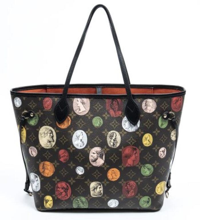 Appraisal: Louis Vuitton Limited Edition X Fornasetti Neverfull MM tote bag