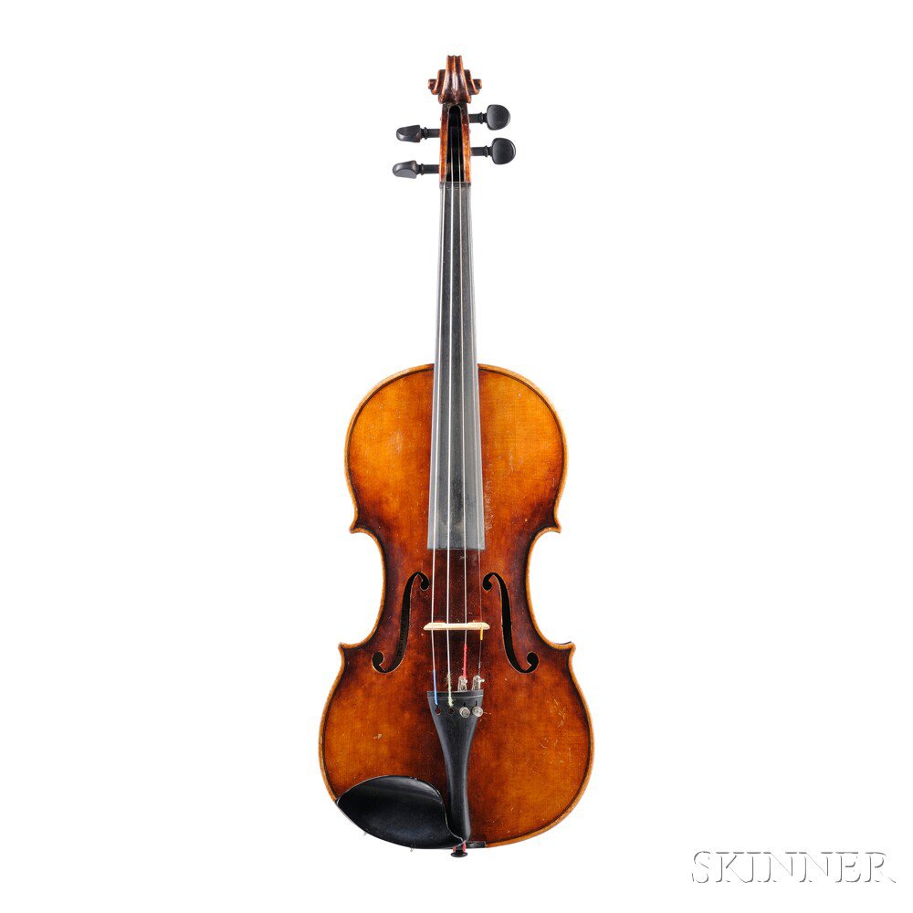 Appraisal: Modern German Violin c s labeled COPY OF JOSEPH GUARNERIUS