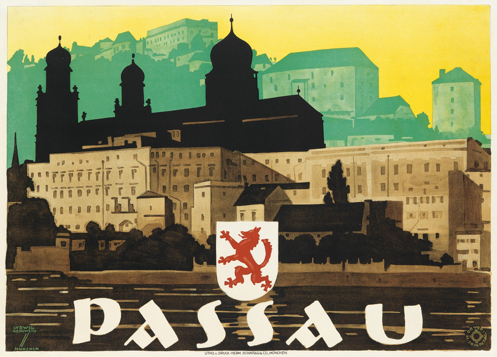 Appraisal: LUDWIG HOHLWEIN - PASSAU Circa x inches x cm Sonntag