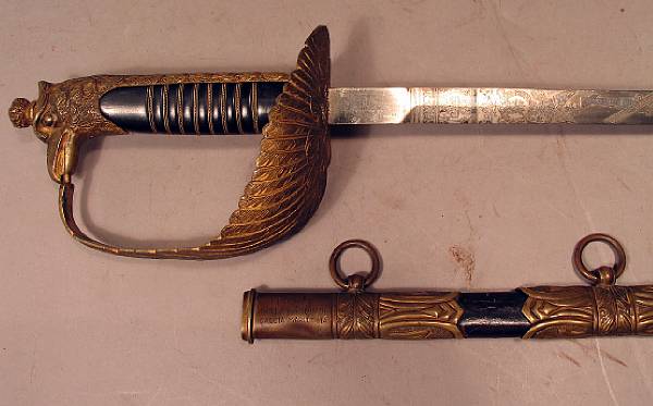 Appraisal: A scarce Italian Air Force officer's sword for the th