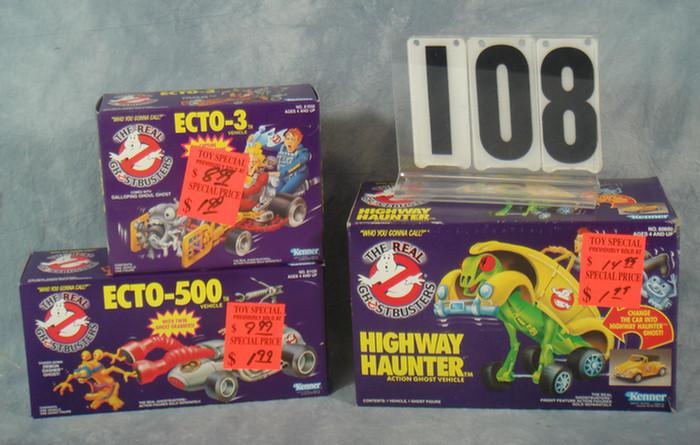 Appraisal: Ghostbusters lot Ecto- Ecto- highway Haunter all mint in original