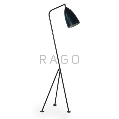 Appraisal: GRETA MAGNUSSON GROSSMAN RALPH O SMITH Adjustable floor lamp USA