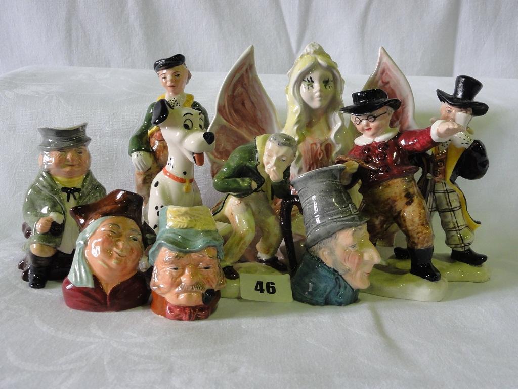 Appraisal: A collection of small decorative ceramics including a Royal Doulton