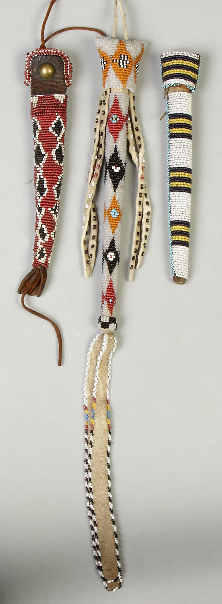 Appraisal: Kiowa Beaded Awl Case C 's