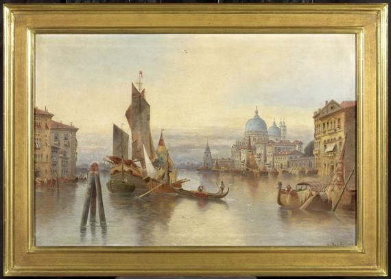 Appraisal: KAUFMANN KARL FOLLOWER OF Neuplauchovitz - Vienna View of Venice