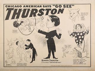 Appraisal: THURSTON HOWARD Chicago American Says Go See Thurston Cincinnati New