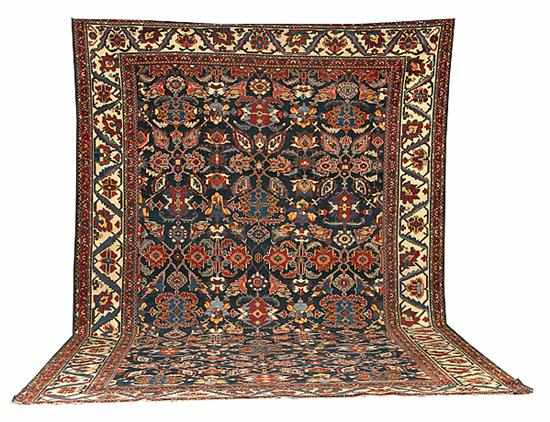 Appraisal: Antique Persian Bakhtiari carpet ' '' x ' '' some