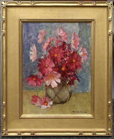 Appraisal: JONES Mildred American - ''Flowers in a Vase'' OIL C