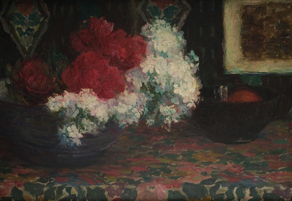 Appraisal: LOUISE COUPE BELGIAN - STILL LIFE OF FLOWERS IN A