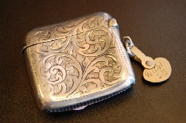 Appraisal: STERLING SILVER VESTA