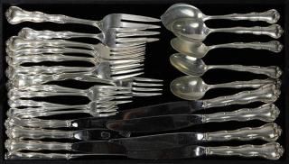 Appraisal: American sterling silver flatware service for four by Gorham in