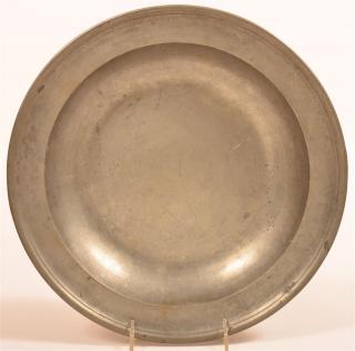 Appraisal: Townsend Compton Pewter Soup Plate Townsend Compton Made in London