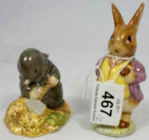 Appraisal: Beswick Beatrix Potter Figures Diggory Diggory Delvit and Mr Benjamin