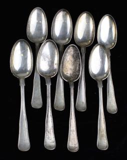 Appraisal: Danish flatware hallmarked with Three Towers Assay Mark and Maker's