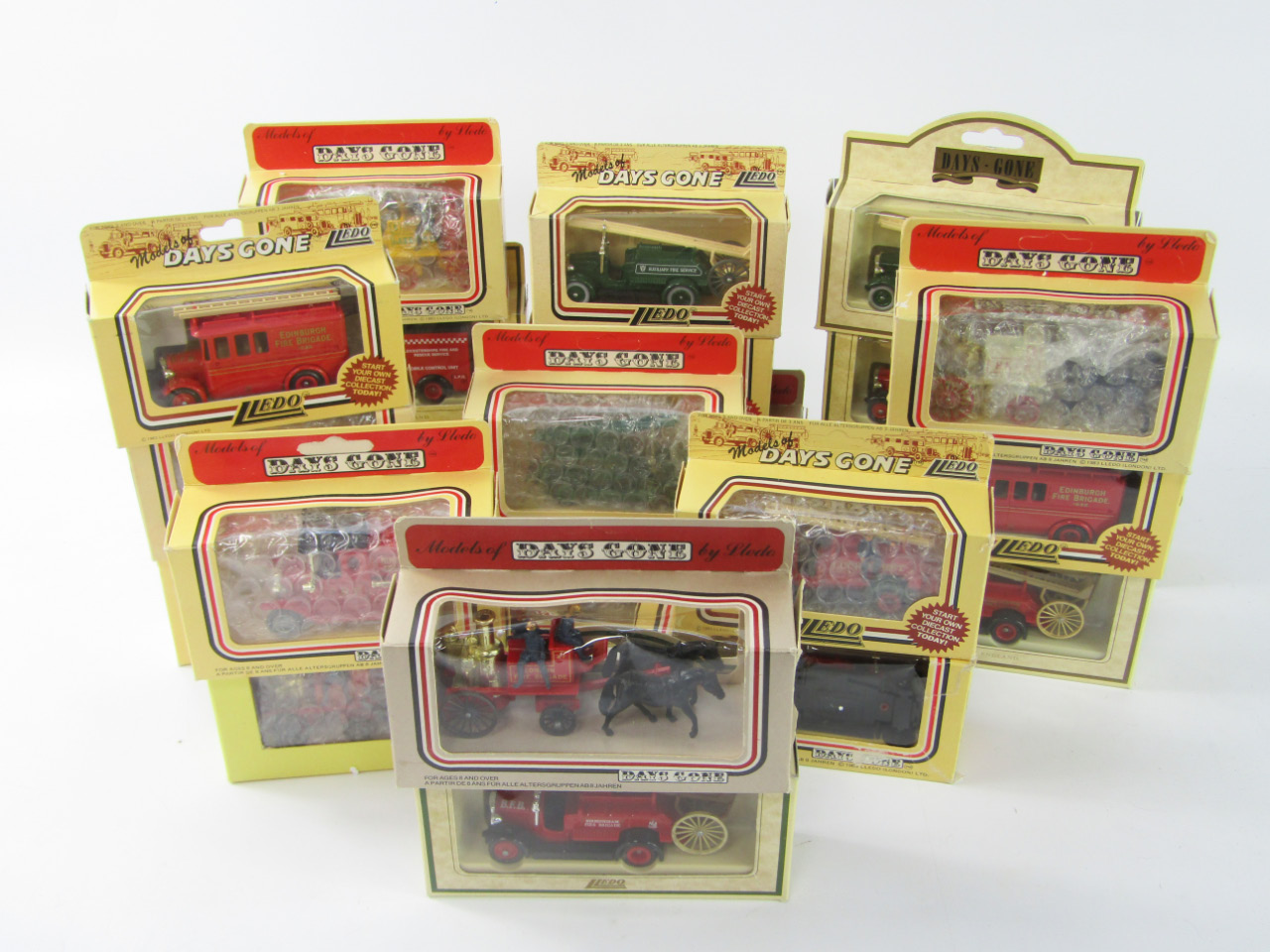 Appraisal: A collection of Lledo model die cast vehicles of fire