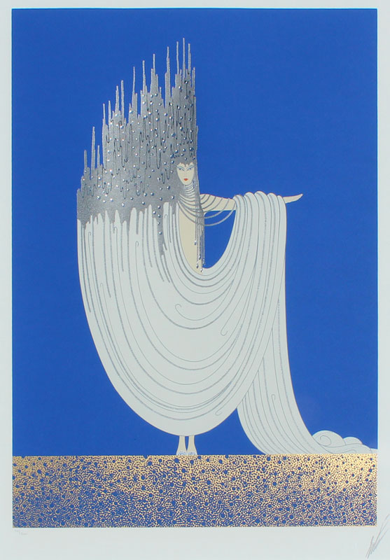 Appraisal: ERTE Russian French - Serigraph sight size '' x ''