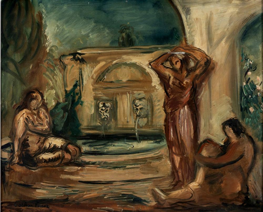 Appraisal: ACHILLE EMILE OTHON FRIESZ - LES FEMMES AUTOUR D'UNE FONTAINE