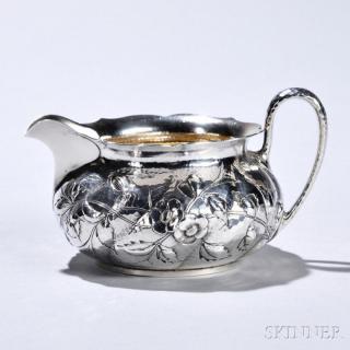 Appraisal: Dominick Haff Aesthetic Movement Sterling Silver Creamer New York c