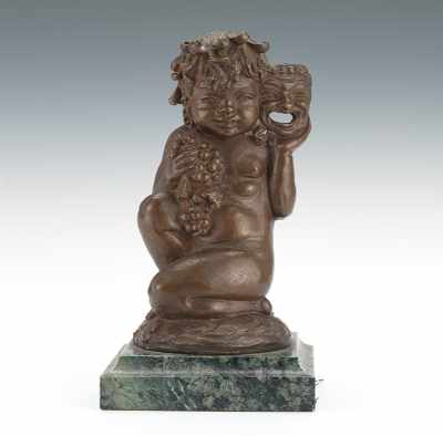 Appraisal: Joseph C Motto American - Bacchant Cast bronze with brown