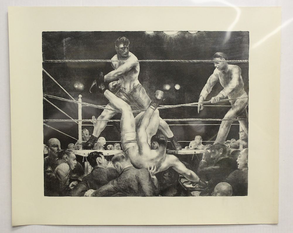 Appraisal: George Bellows - Lithograph George Bellows American - Lithograph Dempsey