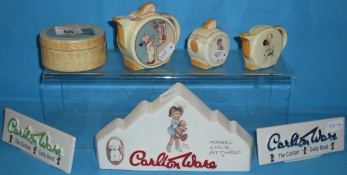 Appraisal: Carltonware Mabel Lucie Atwell pieces to include Miniature tea set