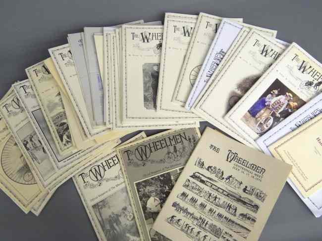 Appraisal: Library of ''The Wheelmen'' magazines - approximately issues and newsletters