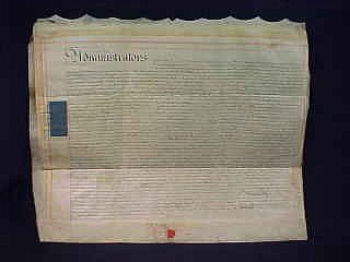 Appraisal: Indenture dated January naming Robert Stone the Honorable Henry Astley