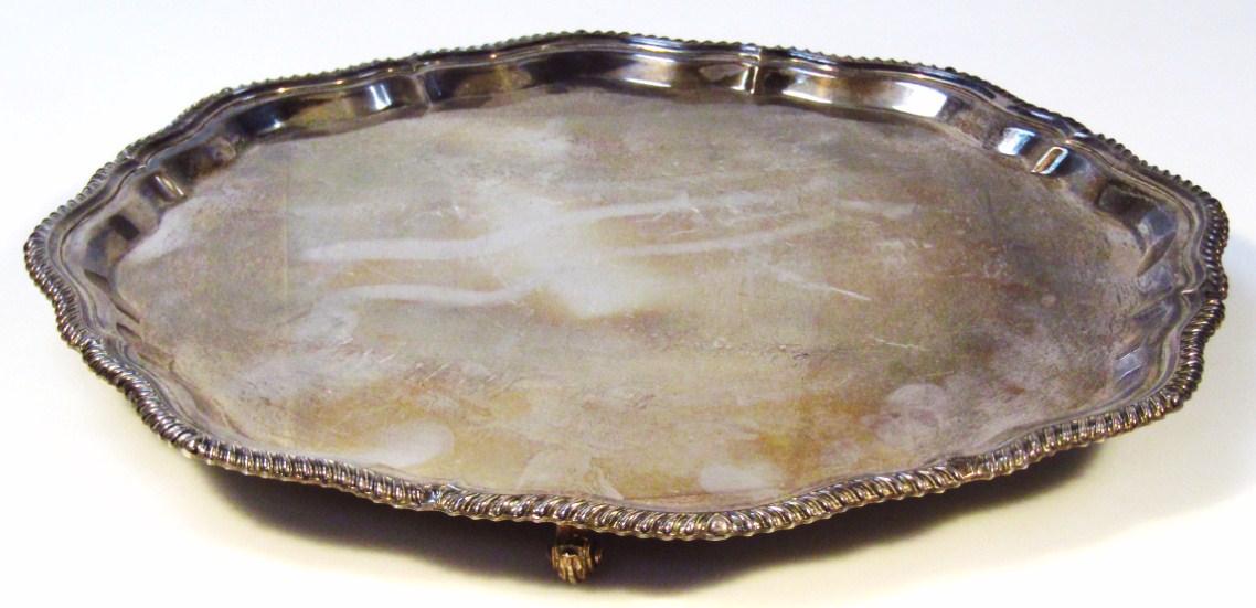 Appraisal: An Elizabeth II silver salver of pie crust part gadroon