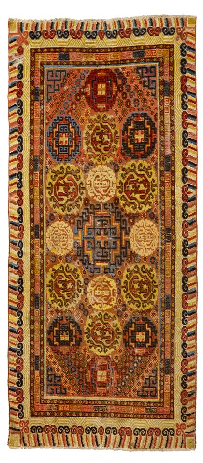 Appraisal: Kansu carpet west china circa