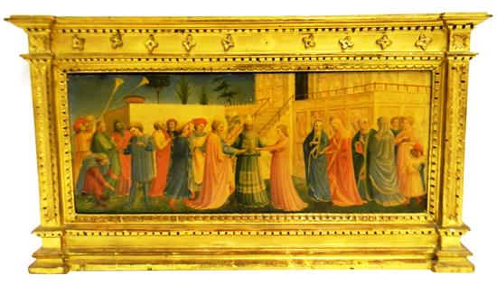 Appraisal: After Fra Angelico Italian - oil on wood panel depicting