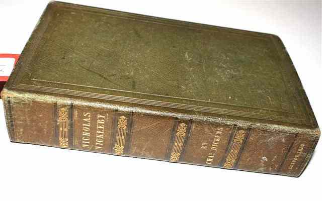 Appraisal: DICKENS Charles The Life and Adventures of Nicholas Nickleby Chapman