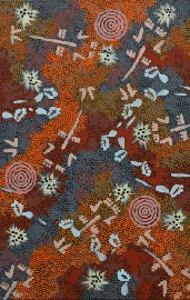 Appraisal: Clifford Possum Tjapaltjarri circa - Possum Dreaming acrylic on linen