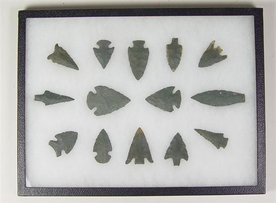 Appraisal: Indian Points nicely formed points from a collection in North