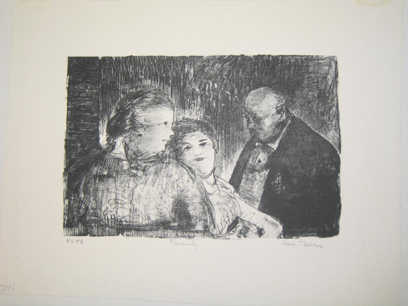 Appraisal: GEORGE WESLEY BELLOWS AMERICAN - FAMILY lithograph edition signed numbered