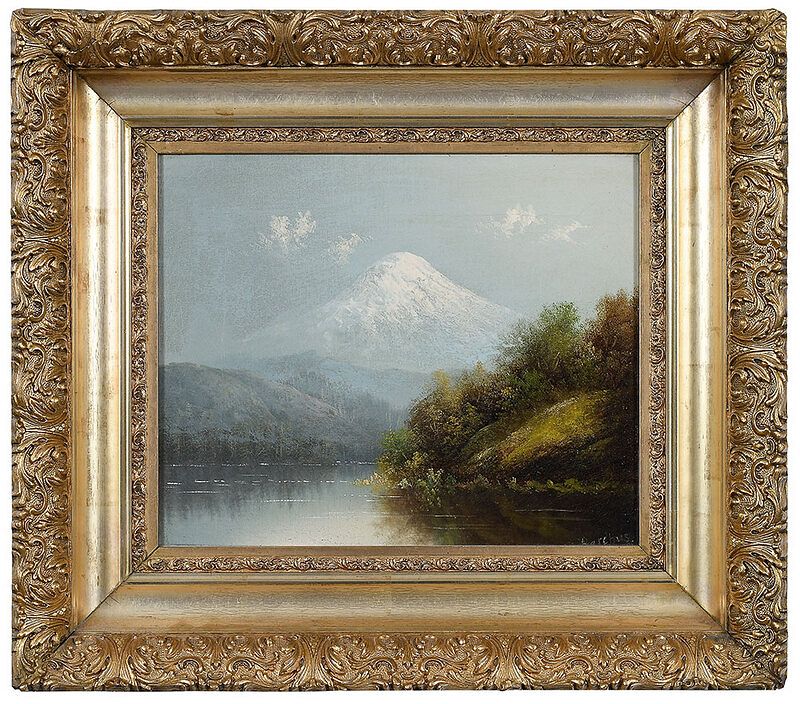 Appraisal: Eliza Barchus Oregon California Alaska - Mount Rainier signed lower