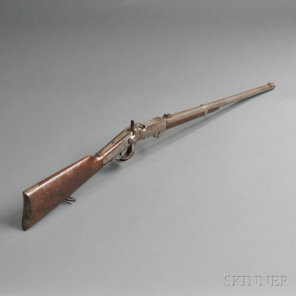 Appraisal: Burnside Fourth Model Carbine c walnut stock and forend serial