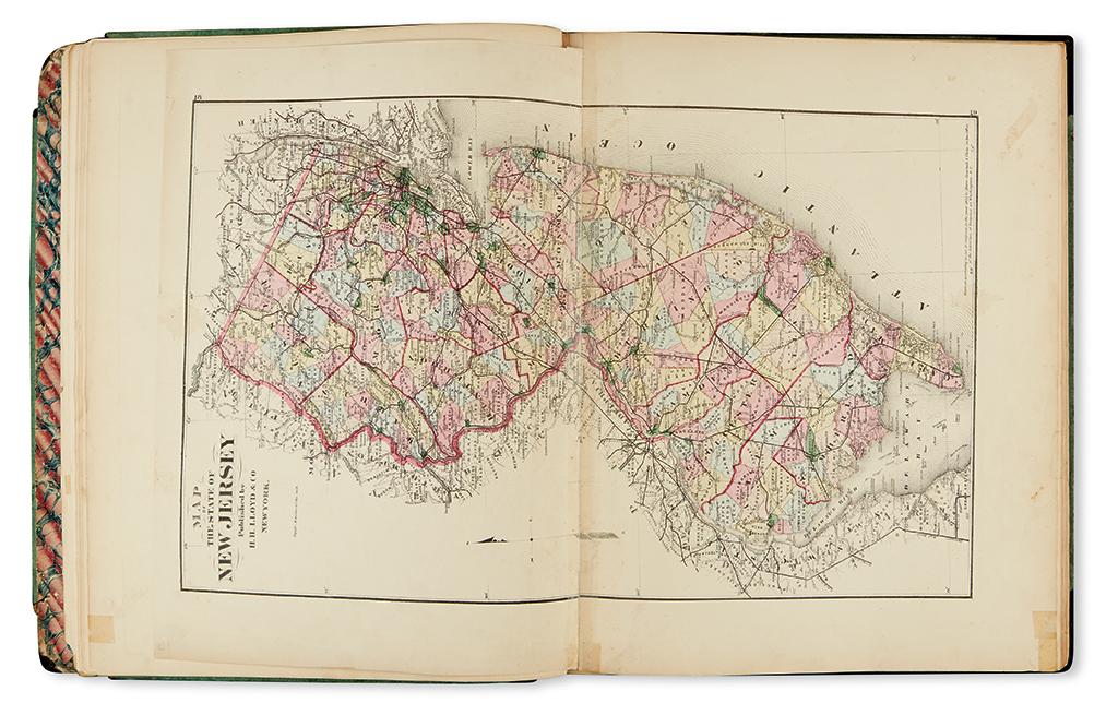 Appraisal: NEW JERSEY Walker A H Atlas of Bergen County New