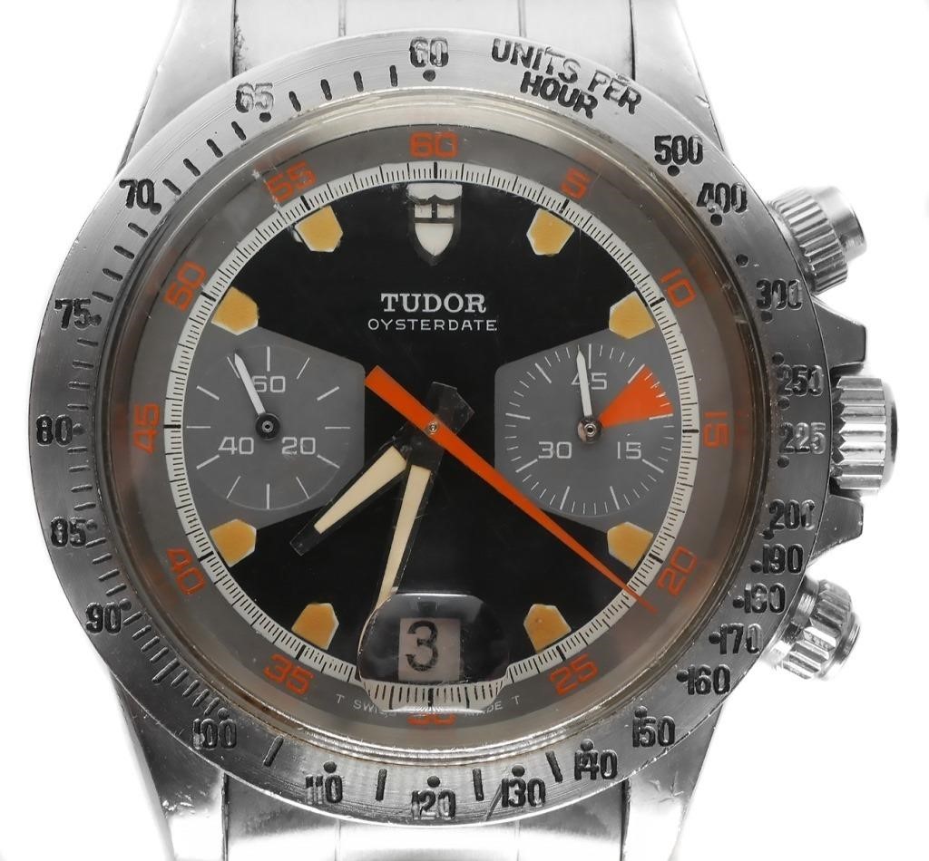 Appraisal: Tudor Monte Carlo Home Plate with exceptionally rare black dial