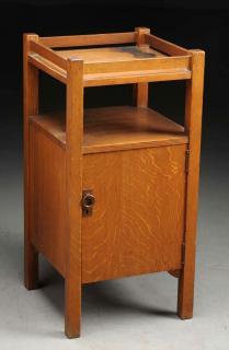 Appraisal: Stickley Bros Smokers Cabinet No Cabinet in quarter sawn oak