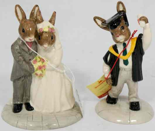 Appraisal: Royal Doulton Figure Lawyer DB Graduation Day DB and Wedding