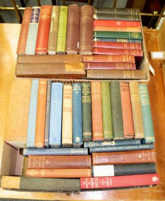 Appraisal: Two boxes of books approximately volumes