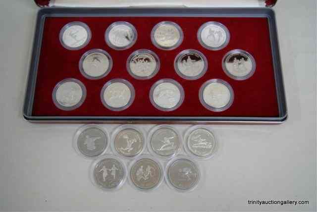 Appraisal: AAU US International Sports Coin CollectionIncludes Legal Tender Coins from