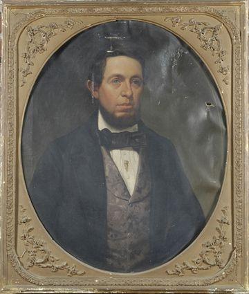 Appraisal: American School th C Portrait of a Gentleman Oil on